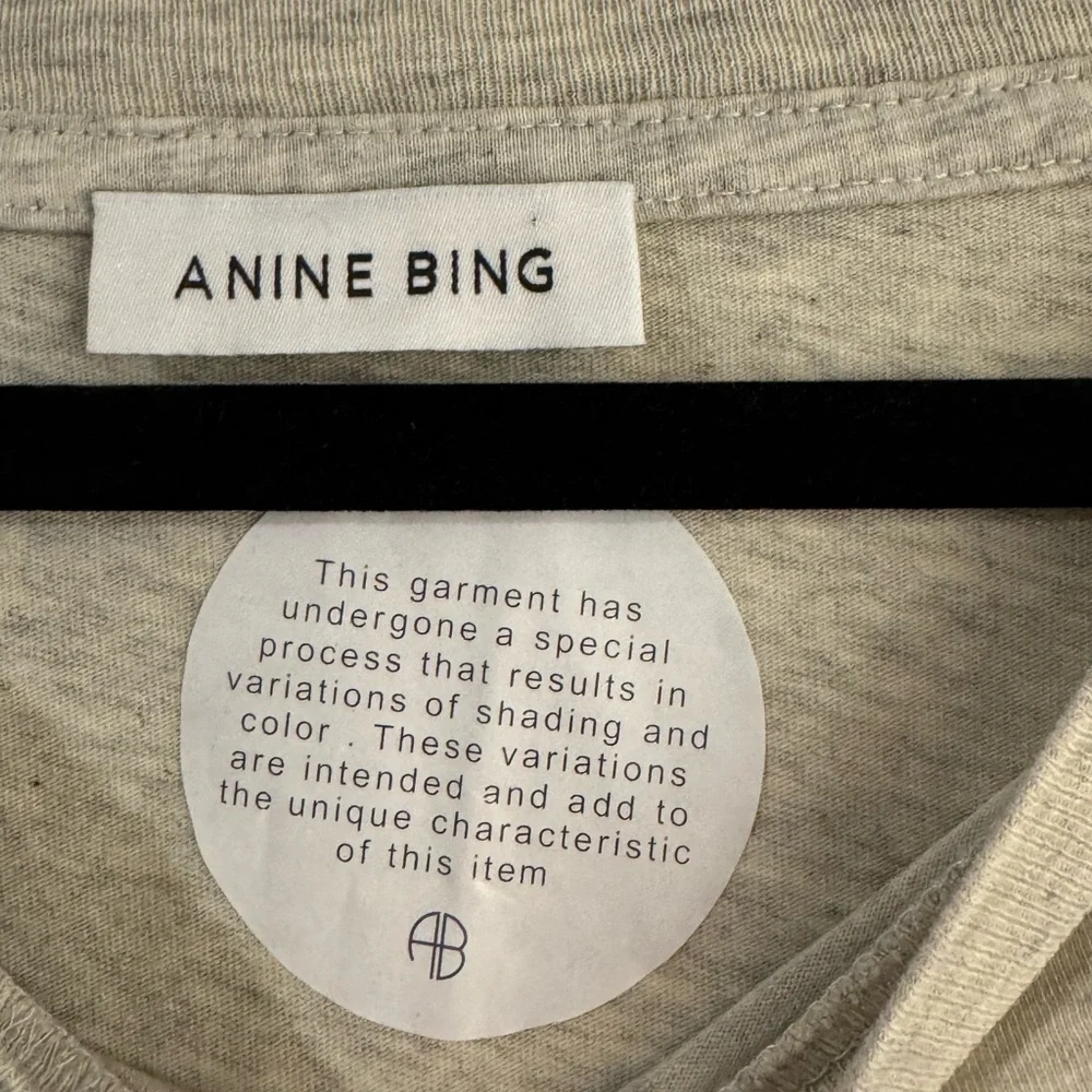 ANINE BING Johnny Cropped Tee - Picture 4 of 5